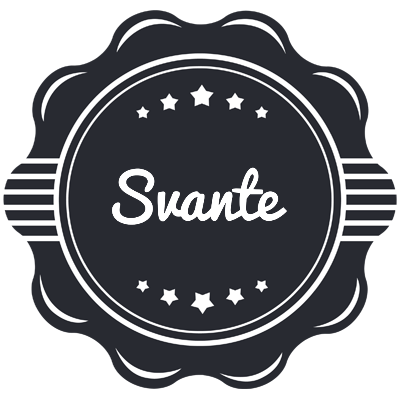 Svante badge logo