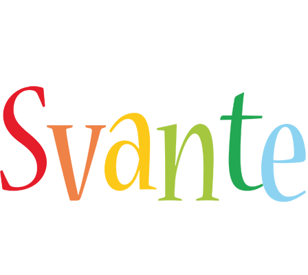 Svante birthday logo