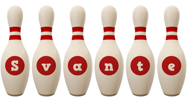 Svante bowling-pin logo
