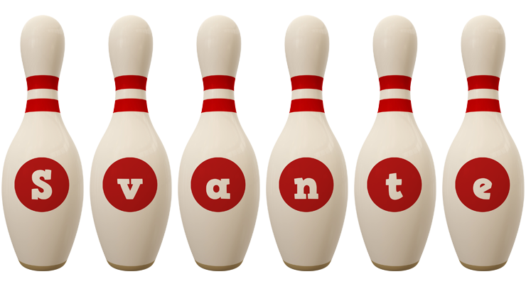 Svante bowling-pin logo