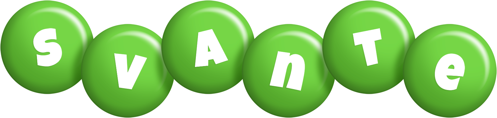 Svante candy-green logo