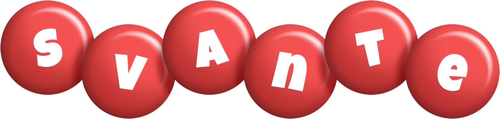 Svante candy-red logo