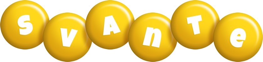 Svante candy-yellow logo