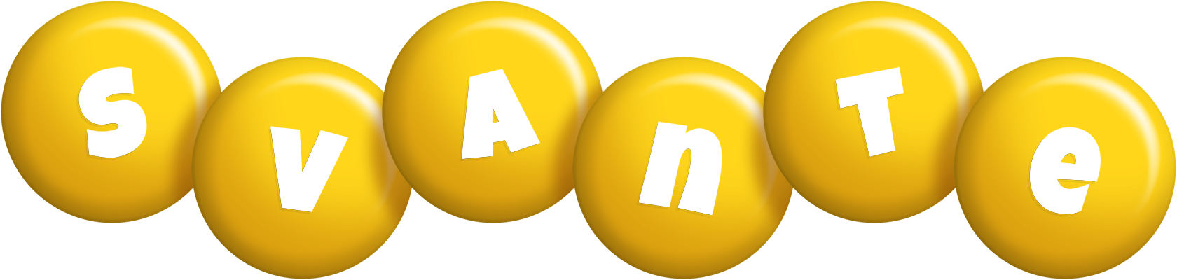 Svante candy-yellow logo