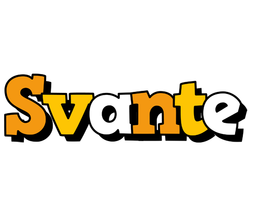 Svante cartoon logo