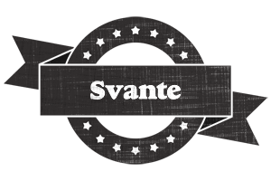 Svante grunge logo