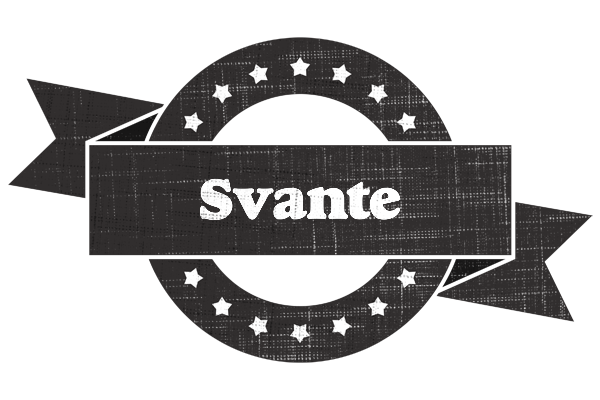 Svante grunge logo