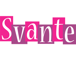 Svante whine logo