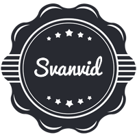 Svanvid badge logo