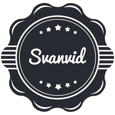 Svanvid badge logo