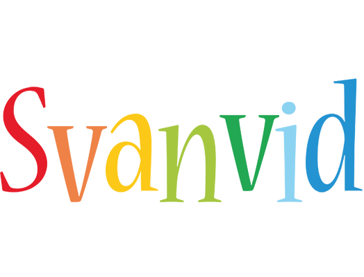 Svanvid birthday logo