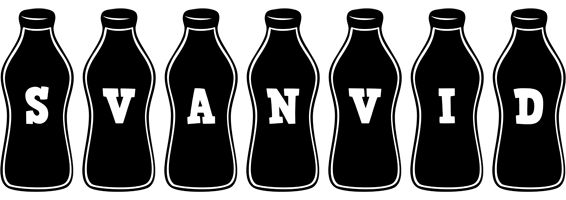 Svanvid bottle logo