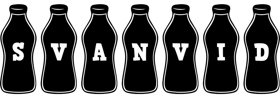 Svanvid bottle logo
