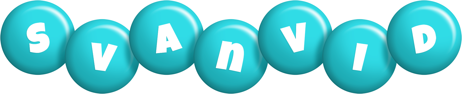 Svanvid candy-azur logo