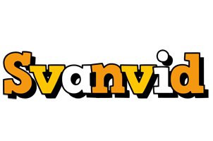 Svanvid cartoon logo