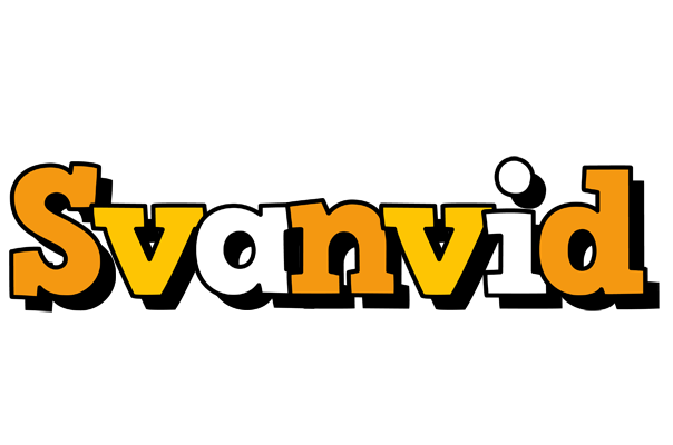 Svanvid cartoon logo