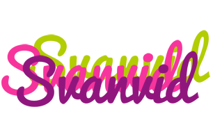 Svanvid flowers logo