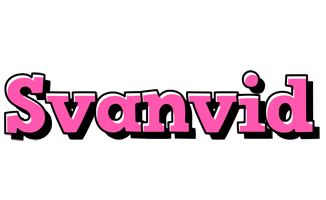 Svanvid girlish logo