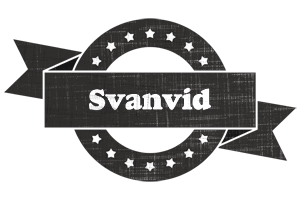 Svanvid grunge logo