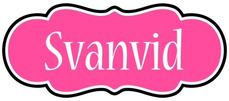 Svanvid invitation logo