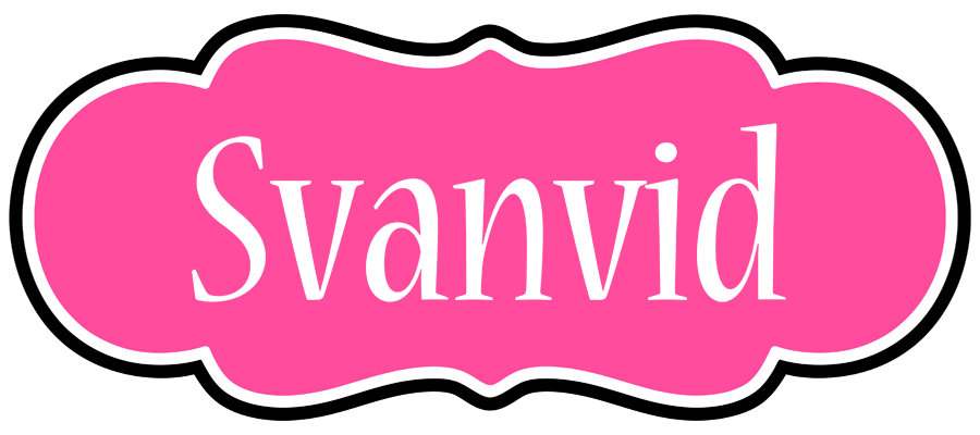 Svanvid invitation logo