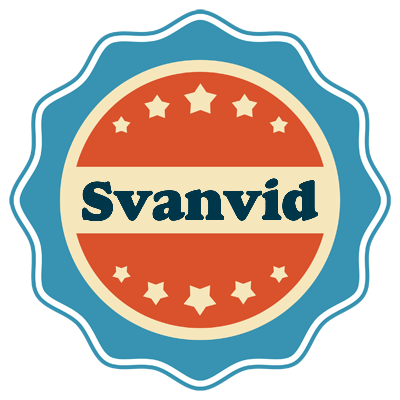 Svanvid labels logo