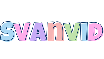 Svanvid pastel logo