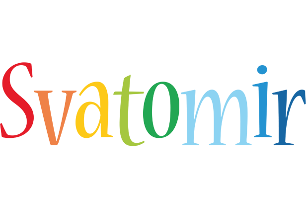 Svatomir birthday logo