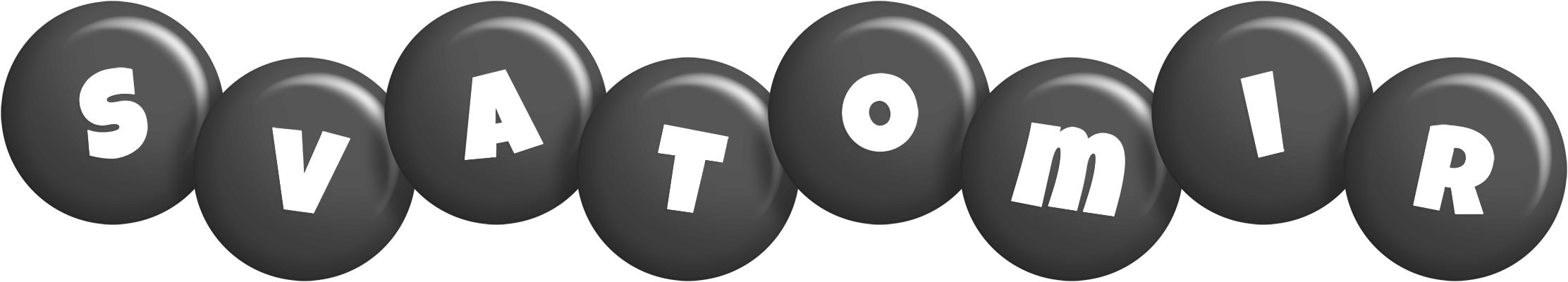 Svatomir candy-black logo