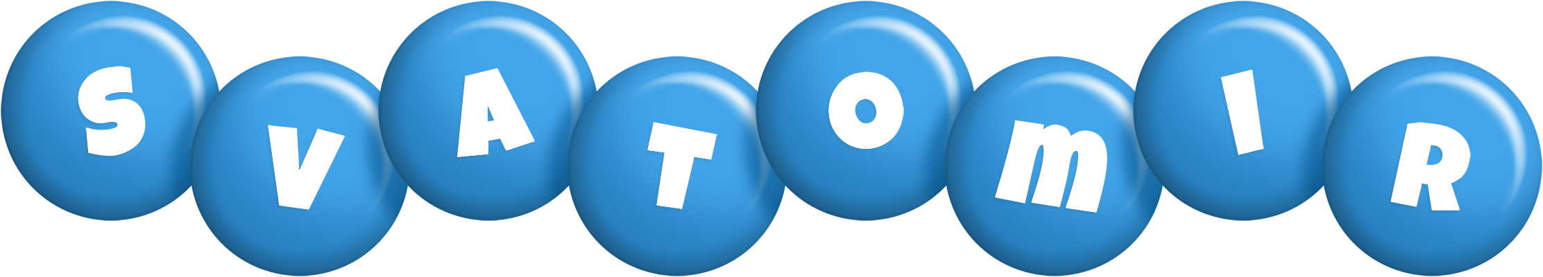 Svatomir candy-blue logo