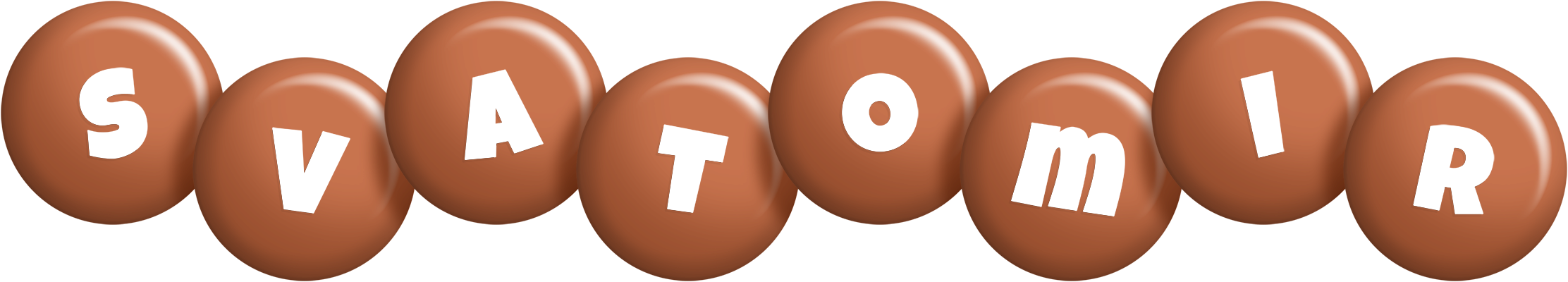 Svatomir candy-brown logo
