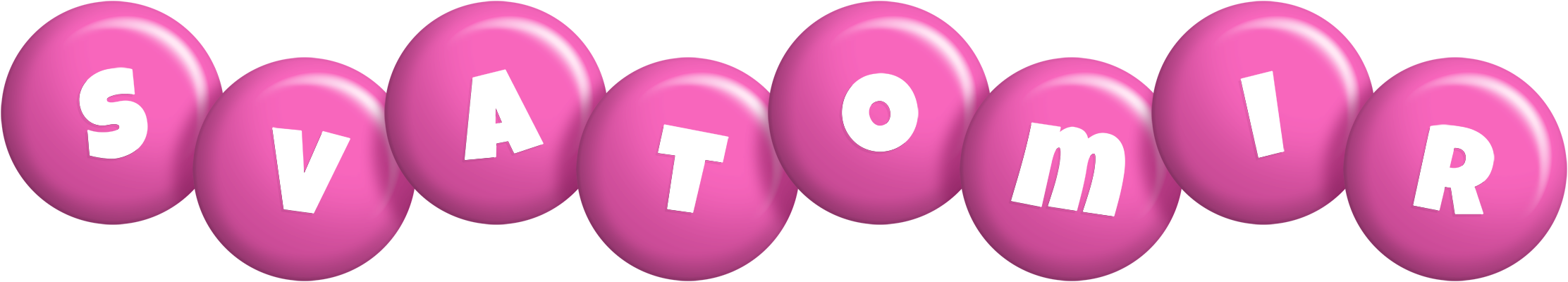 Svatomir candy-pink logo