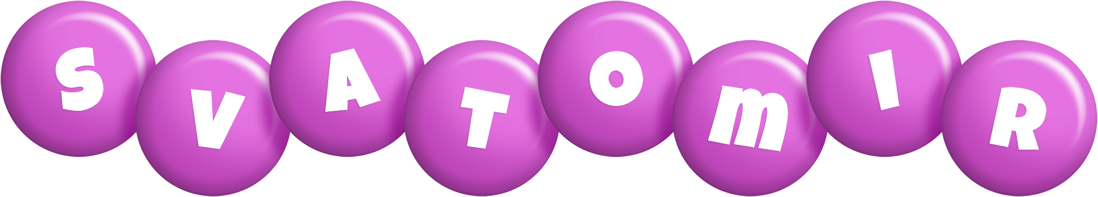Svatomir candy-purple logo