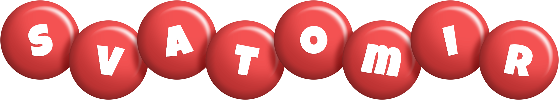 Svatomir candy-red logo