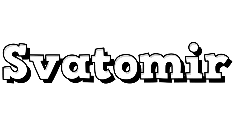 Svatomir snowing logo