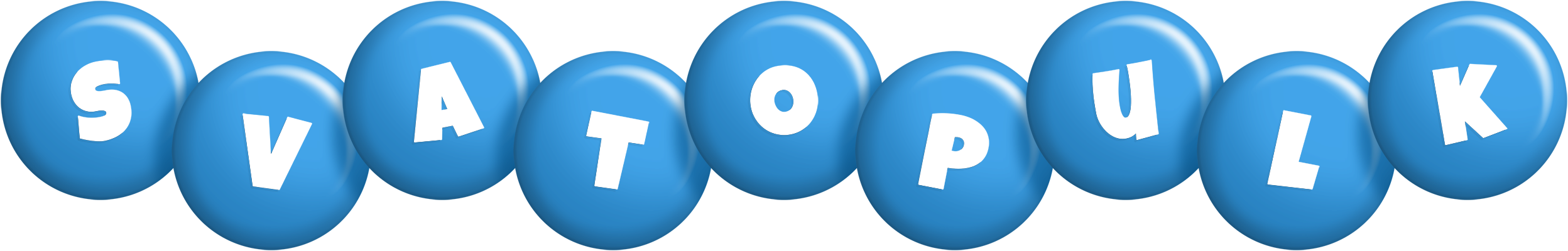 Svatopulk candy-blue logo