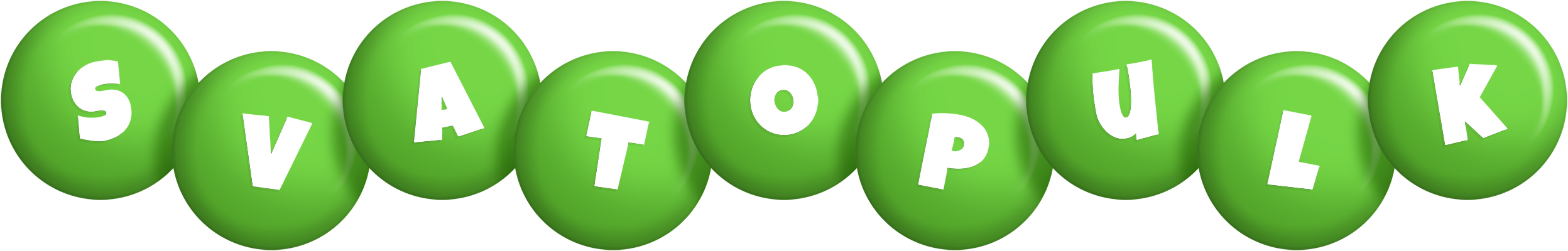 Svatopulk candy-green logo