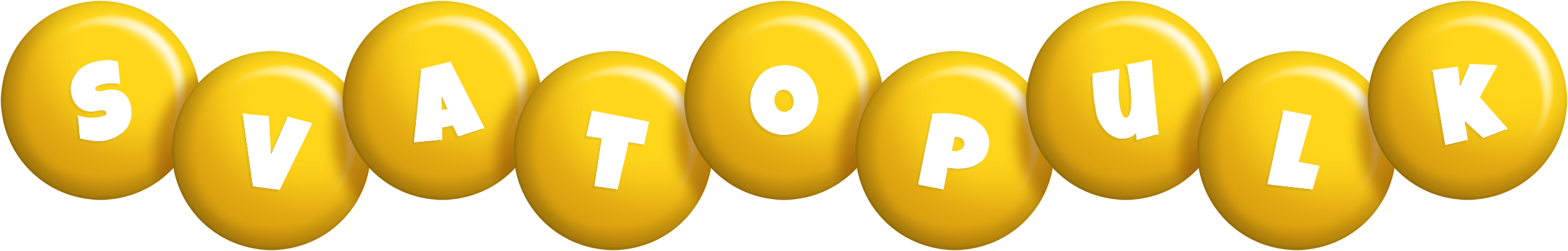 Svatopulk candy-yellow logo