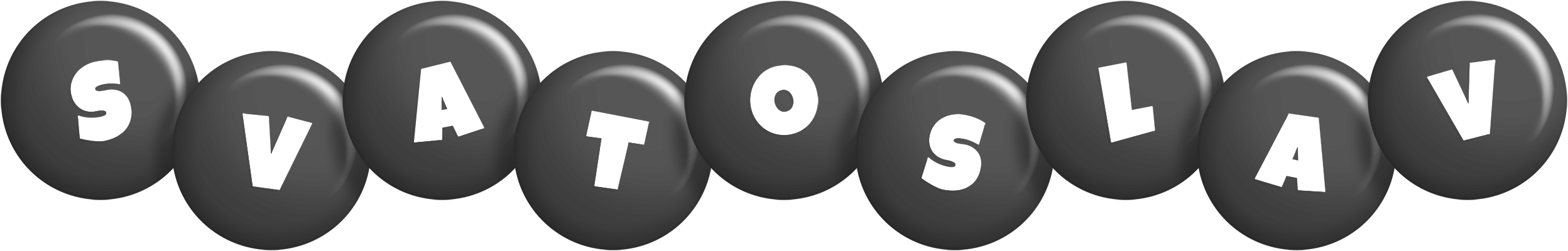 Svatoslav candy-black logo
