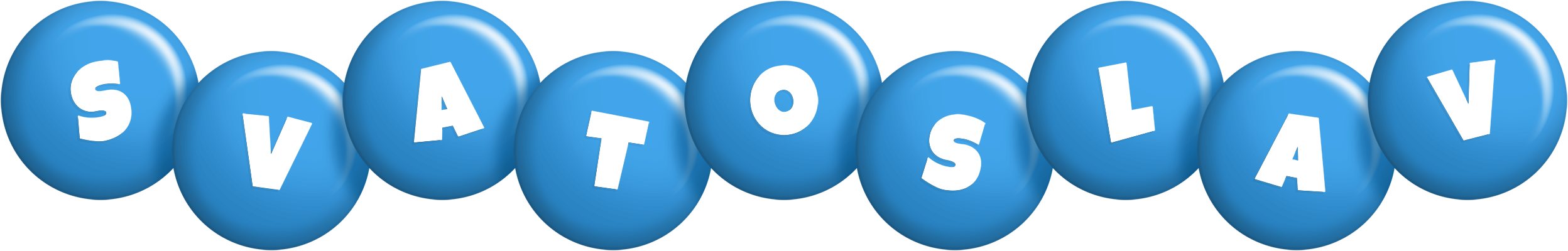 Svatoslav candy-blue logo