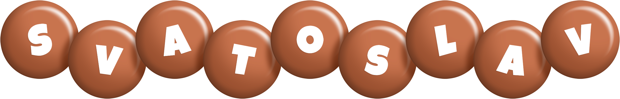 Svatoslav candy-brown logo