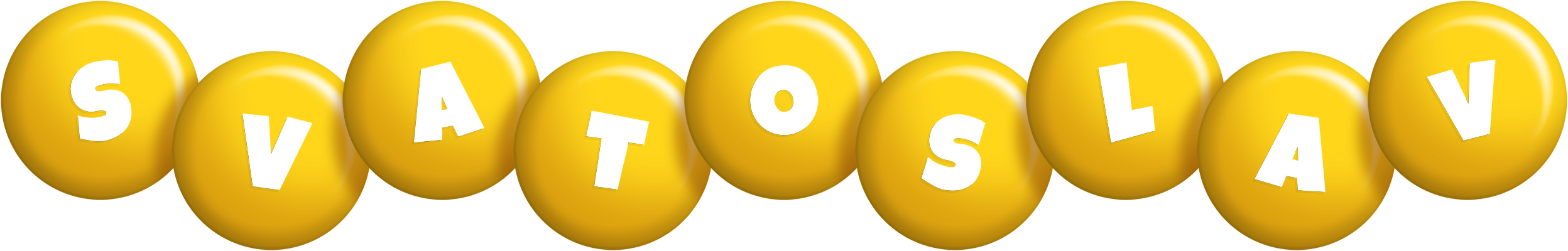 Svatoslav candy-yellow logo
