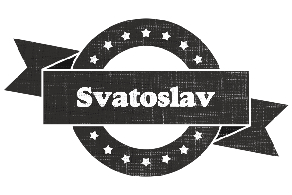 Svatoslav grunge logo