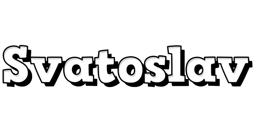 Svatoslav snowing logo