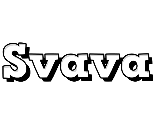 Svava snowing logo