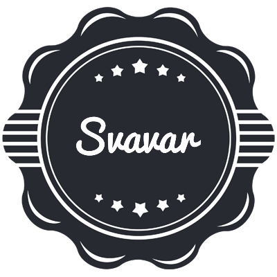 Svavar badge logo