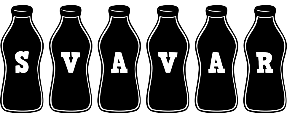 Svavar bottle logo