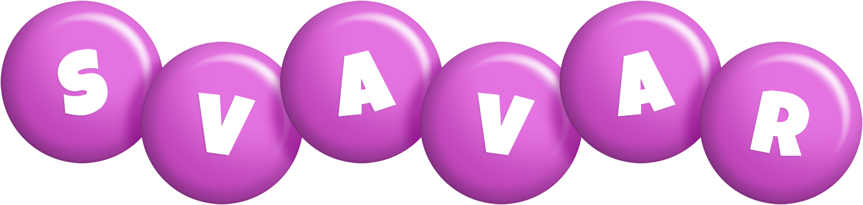 Svavar candy-purple logo