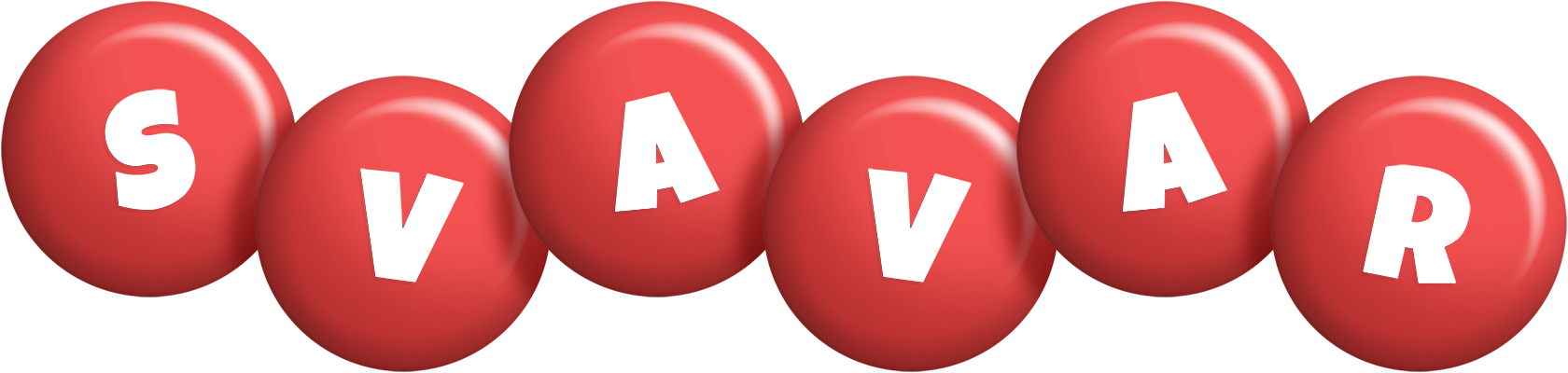 Svavar candy-red logo