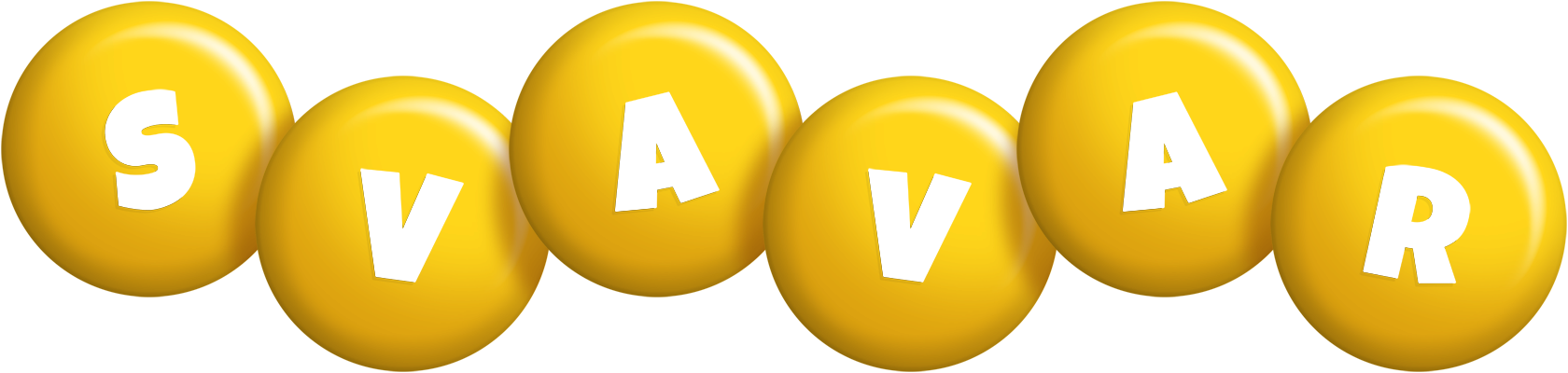 Svavar candy-yellow logo
